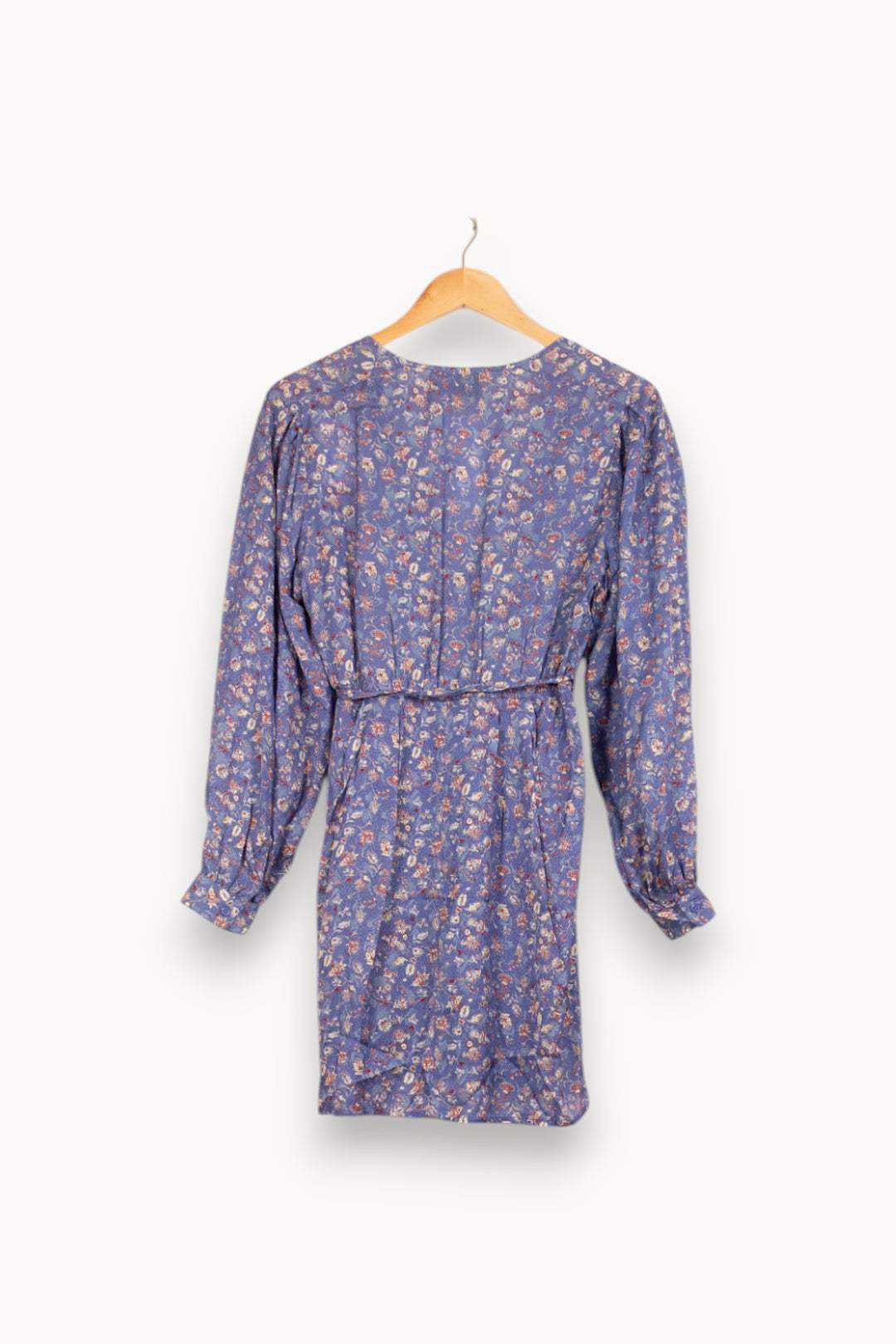 Robe Portefeuille Bleue - Taille S/36 de la marque Bérénice | PARAD61045 - Vendu par Paradigme - Image 4