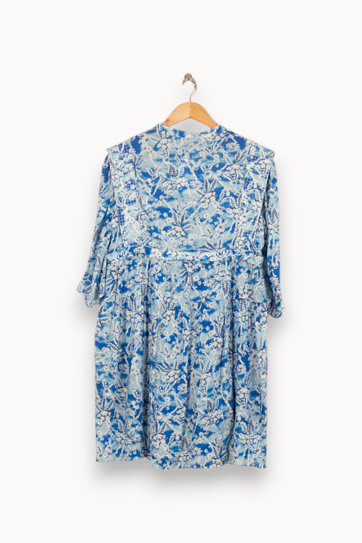 Robe Courte Bleue et Blanche - Taille S/36 de la marque Bérénice | PARAD61049 - Vendu par Paradigme - Image 4