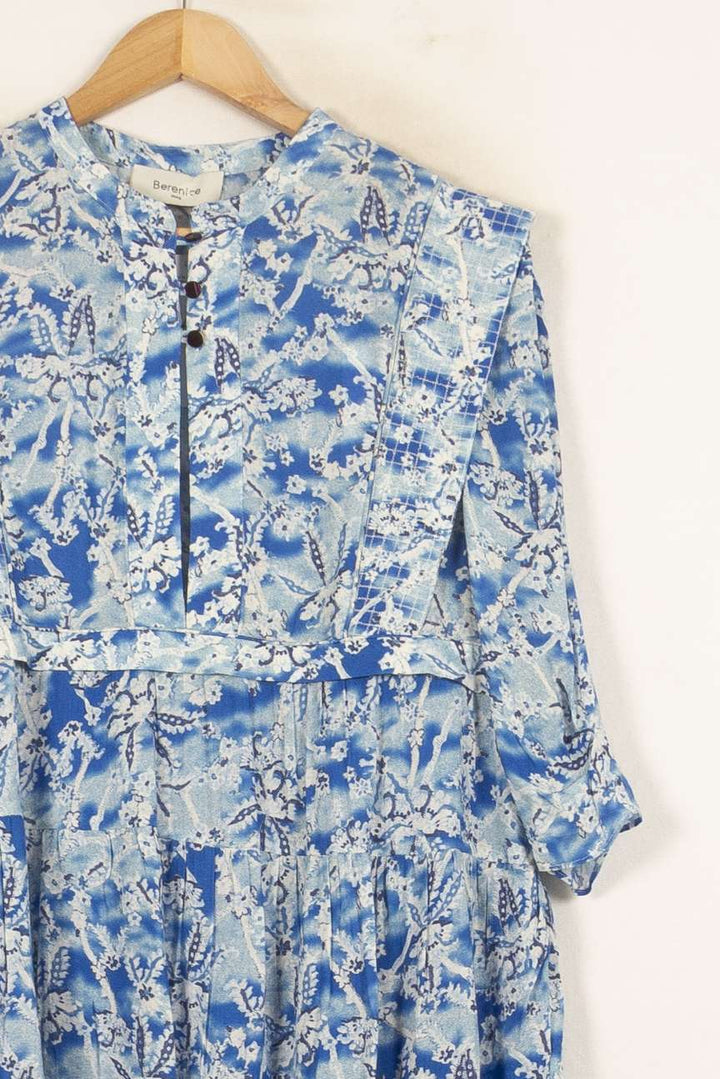Robe Courte Bleue et Blanche - Taille S/36 de la marque Bérénice | PARAD61049 - Vendu par Paradigme - Image 3