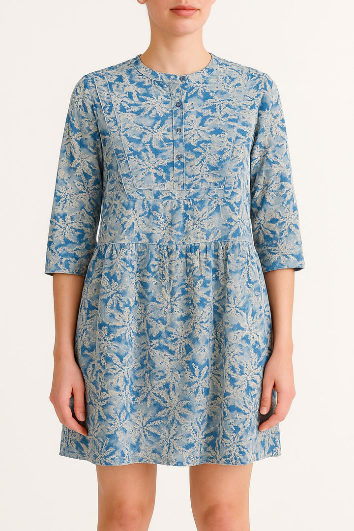Robe Courte Bleue et Blanche - Taille S/36 de la marque Bérénice | PARAD61049 - Vendu par Paradigme - Image 1