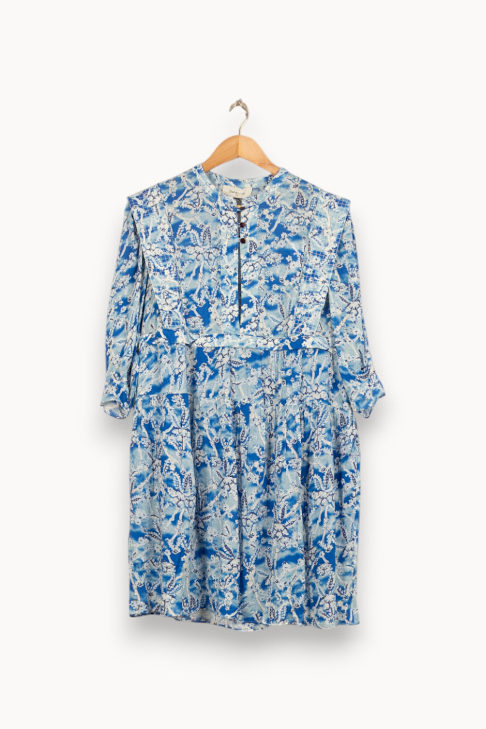 Robe Courte Bleue et Blanche - Taille S/36 de la marque Bérénice | PARAD61049 - Vendu par Paradigme - Image 2
