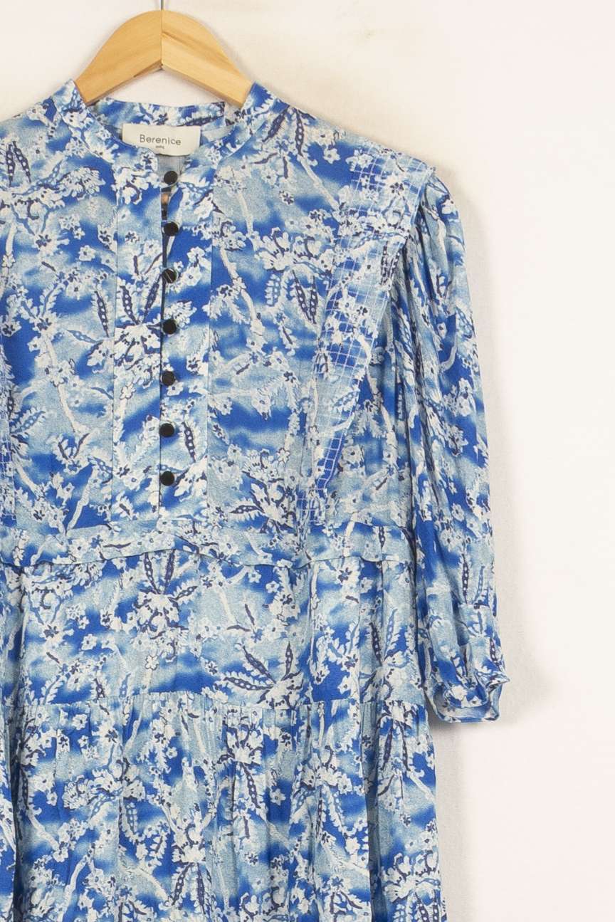 Robe Courte Bleue - Taille S/36 de la marque Bérénice | PARAD61050 - Vendu par Paradigme - Image 2