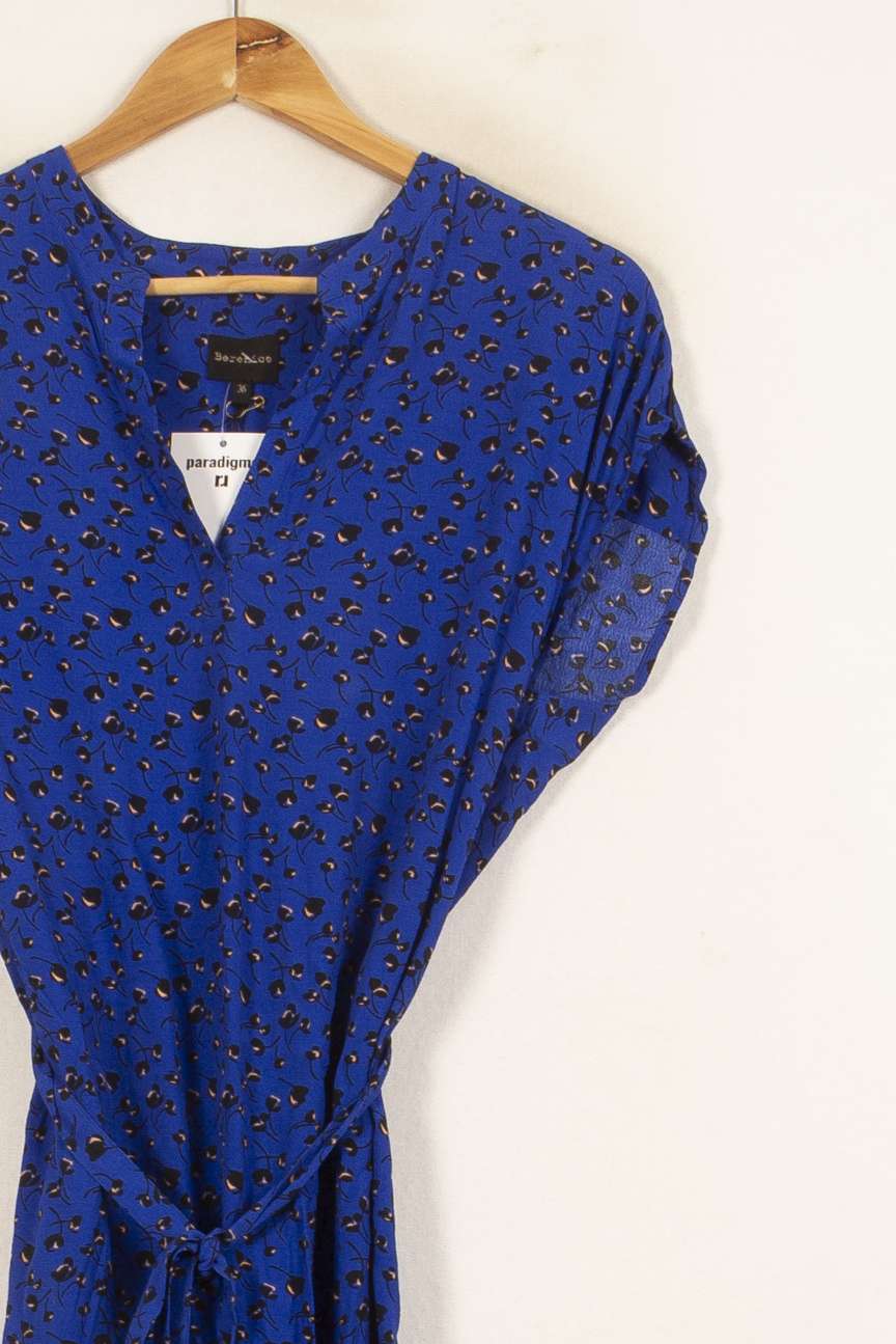 Robe Portefeuille Bleue - Taille S/36 de la marque Bérénice | PARAD61051 - Vendu par Paradigme - Image 3