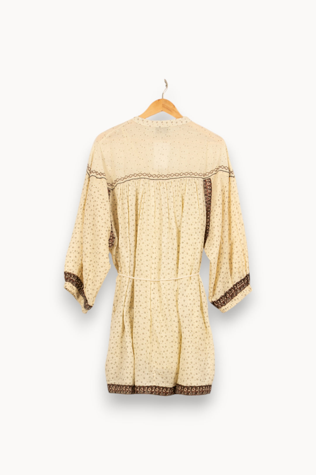 Robe Courte Beige et Marron - Taille M/38 de la marque Bérénice | PARAD61055 - Vendu par Paradigme - Image 4