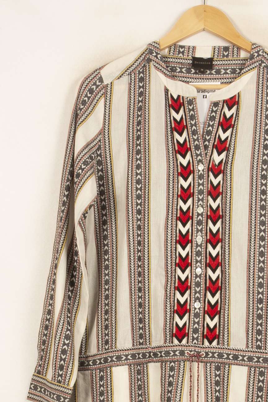Combishort Blanc et Noir - Taille M/38 de la marque Bérénice | PARAD61056 - Vendu par Paradigme - Image 2