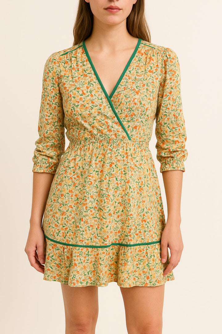 Robe Portefeuille Multicolore - Taille S/36 de la marque Bérénice | PARAD61058 - Vendu par Paradigme - Image 1