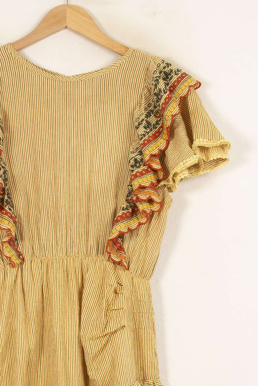 Robe Volantée Jaune - Taille S/36 de la marque Bérénice | PARAD61059 - Vendu par Paradigme - Image 2