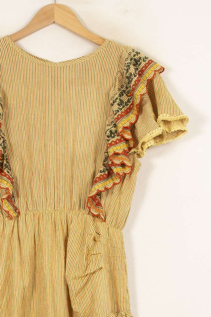 Robe Volantée Jaune - Taille S/36 de la marque Bérénice | PARAD61059 - Vendu par Paradigme - Image 2