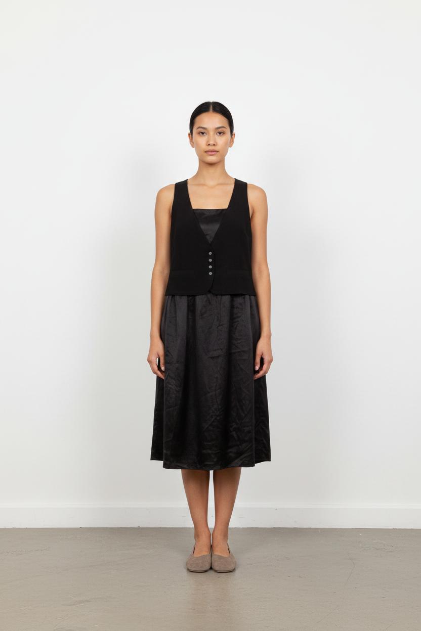 Robe Sans Manches Noire - Taille S/36