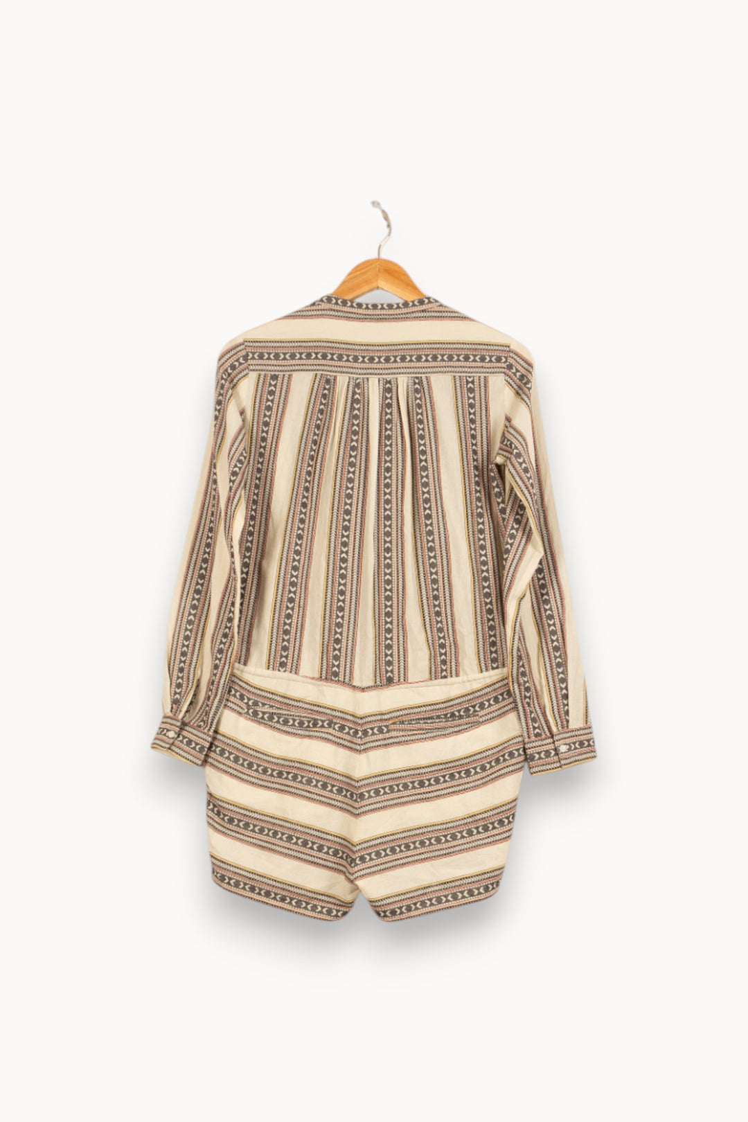 Combishort Écru et Bleu - Taille S/36 de la marque Bérénice | PARAD61062 - Vendu par Paradigme - Image 3