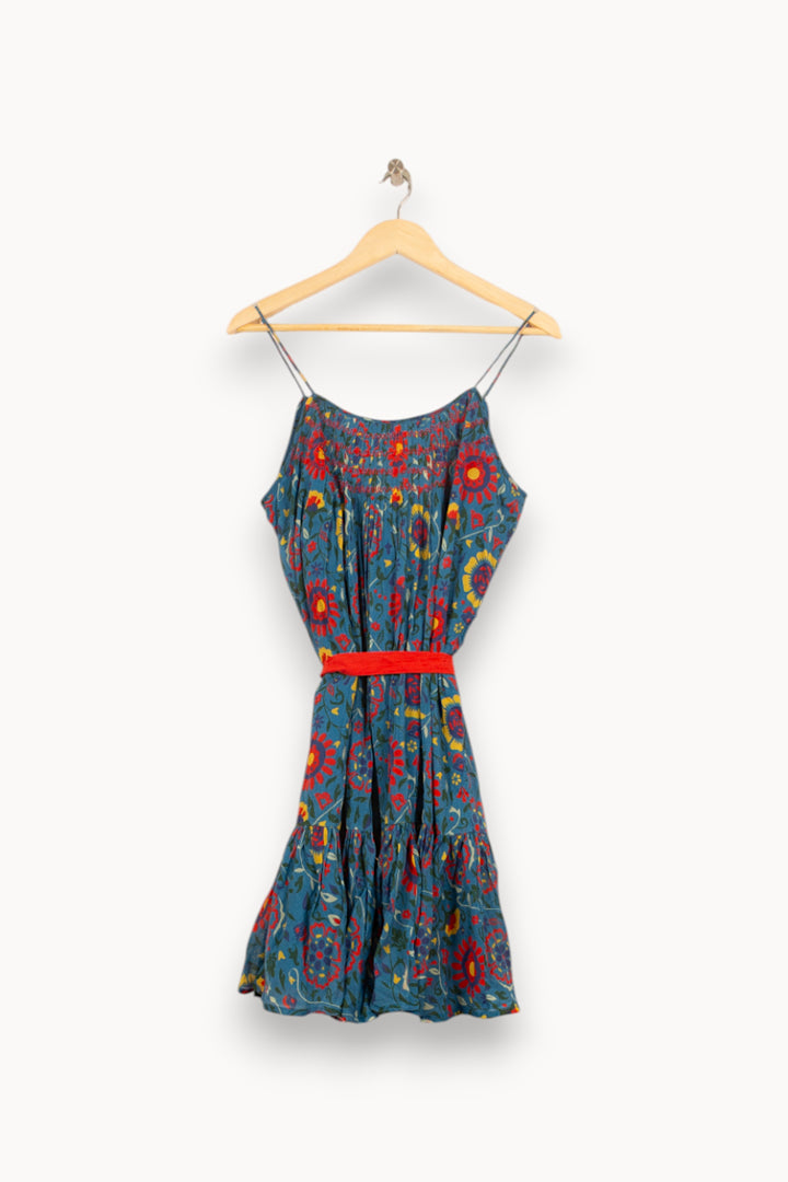 Robe Courte Bleu et Rouge - Taille S/36 de la marque Bérénice | PARAD61063 - Vendu par Paradigme - Image 4