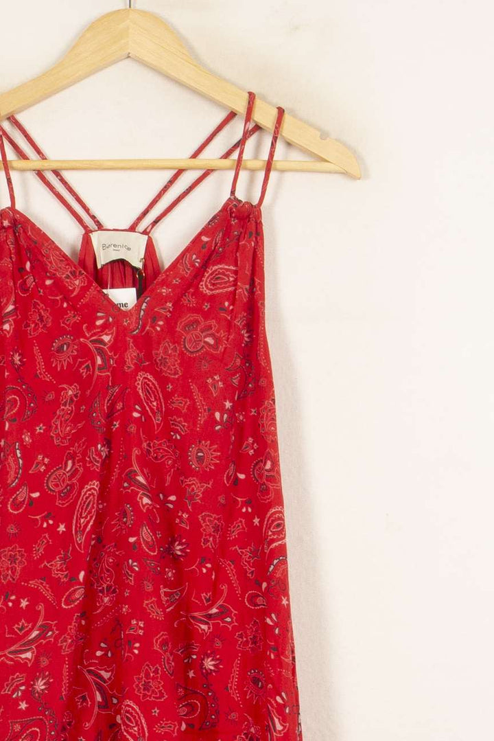 Robe Volantée Rouge - Taille S/36 de la marque Bérénice | PARAD61064 - Vendu par Paradigme - Image 3