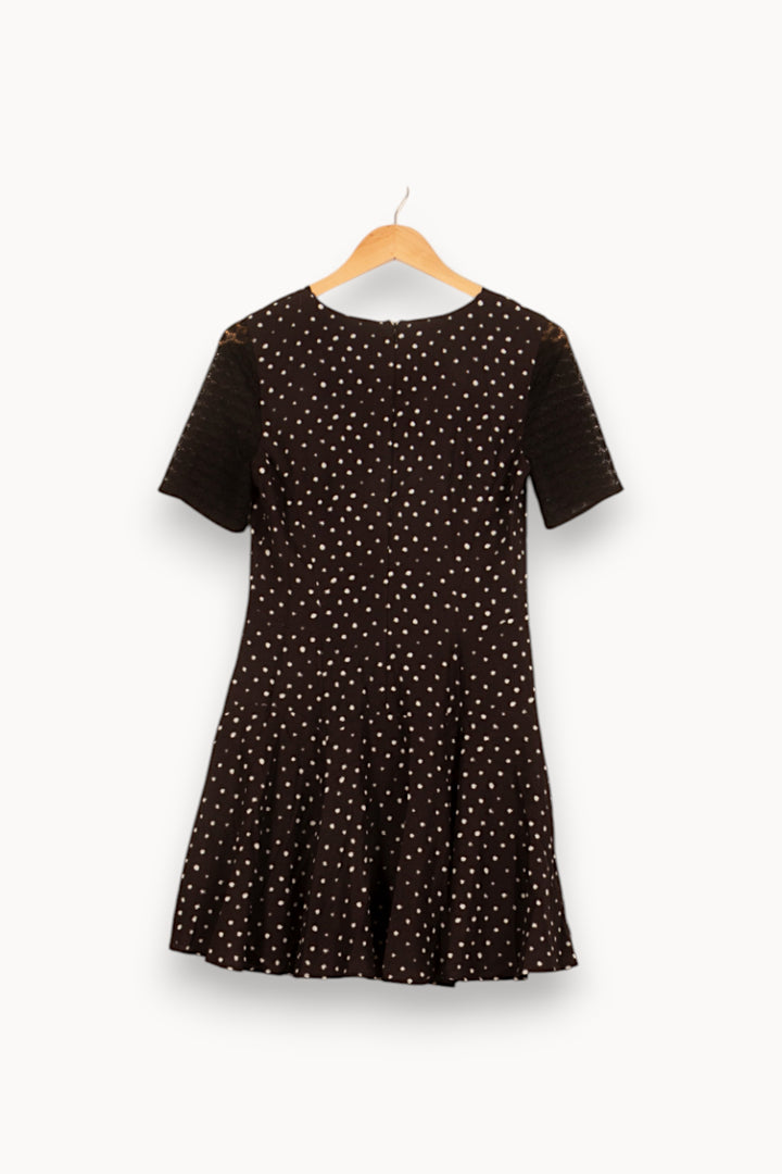 Robe Patineuse Noire à Pois Blancs - Taille S/36 de la marque Bérénice | PARAD61065 - Vendu par Paradigme - Image 3