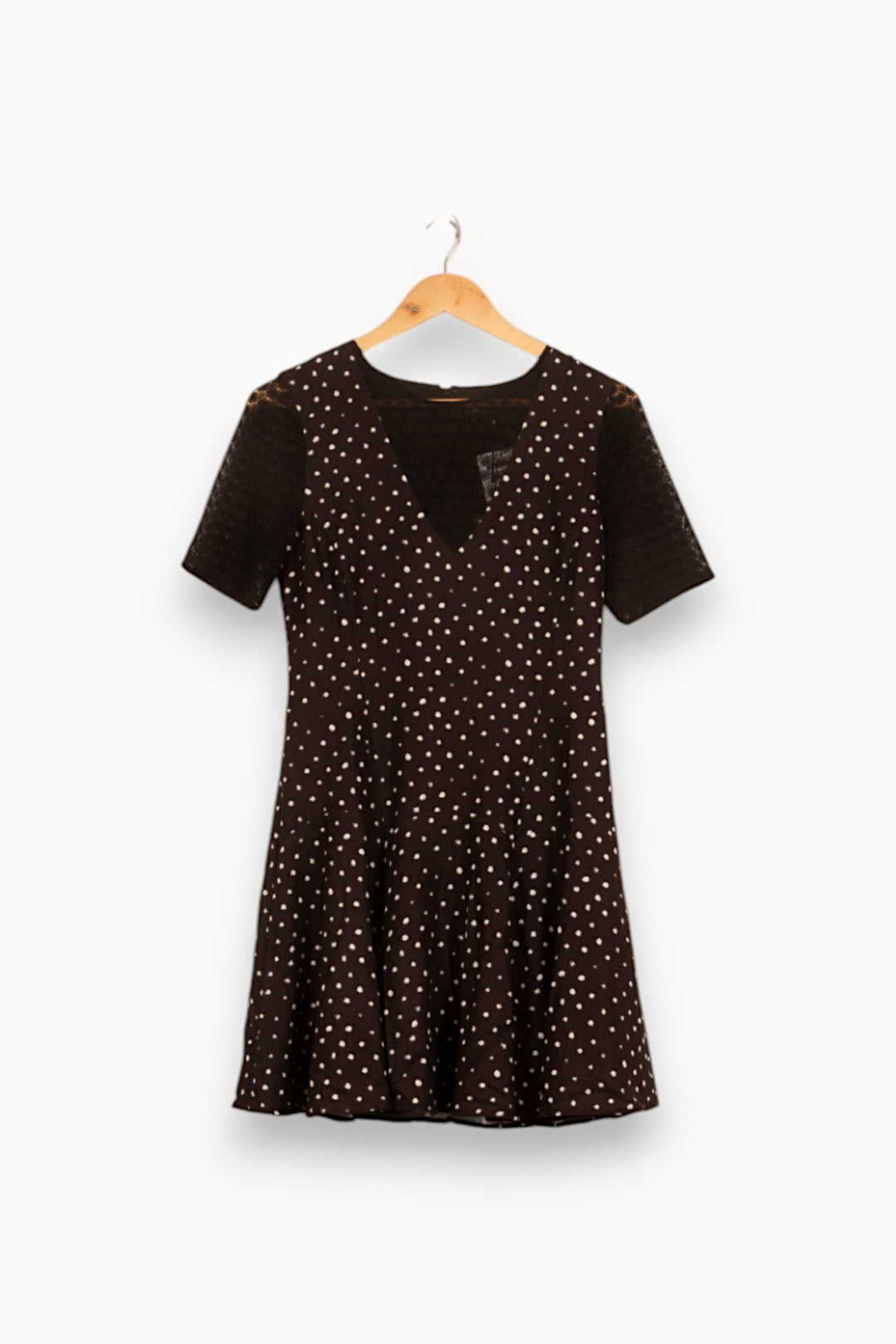 Robe Patineuse Noire à Pois Blancs - Taille S/36 de la marque Bérénice | PARAD61065 - Vendu par Paradigme - Image 4