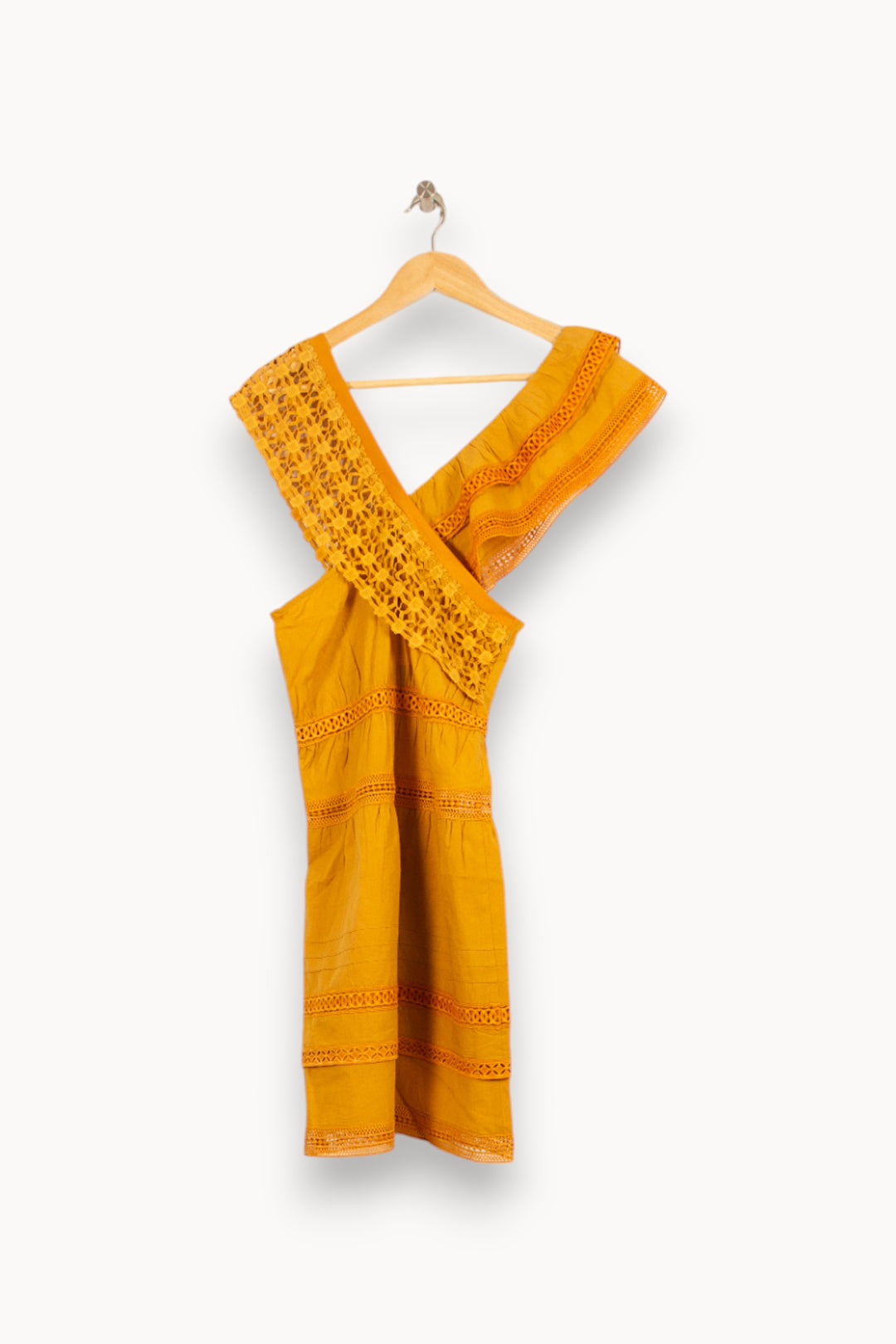 Robe Évasée Orange - Taille S/36 de la marque Bérénice | PARAD61066 - Vendu par Paradigme - Image 4