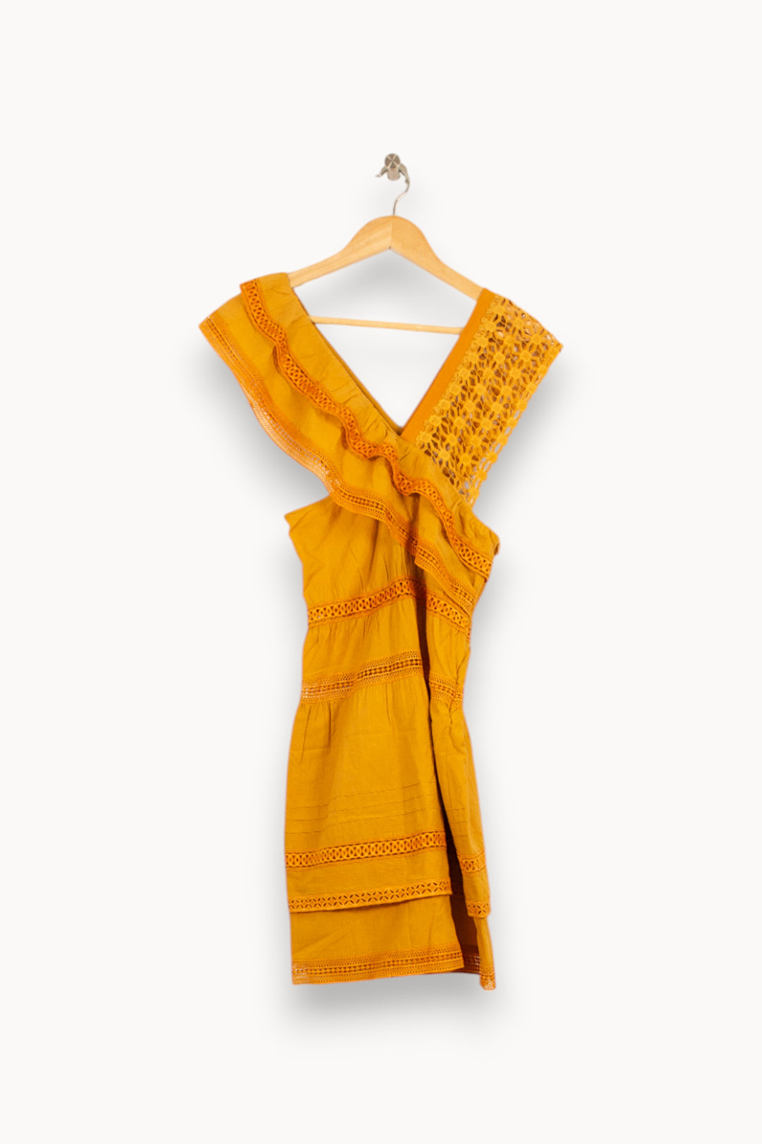 Robe Évasée Orange - Taille S/36 de la marque Bérénice | PARAD61066 - Vendu par Paradigme - Image 2