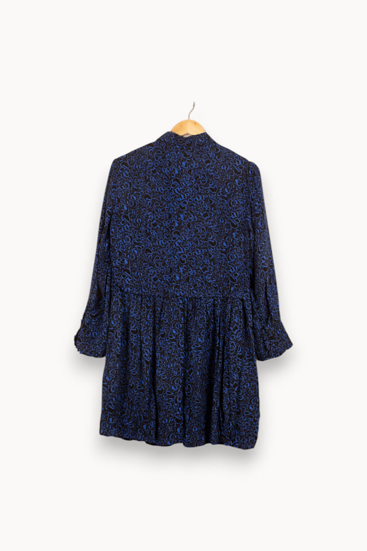 Robe Courte Bleue et Noire - Taille S/36 de la marque Bérénice | PARAD61068 - Vendu par Paradigme - Image 3