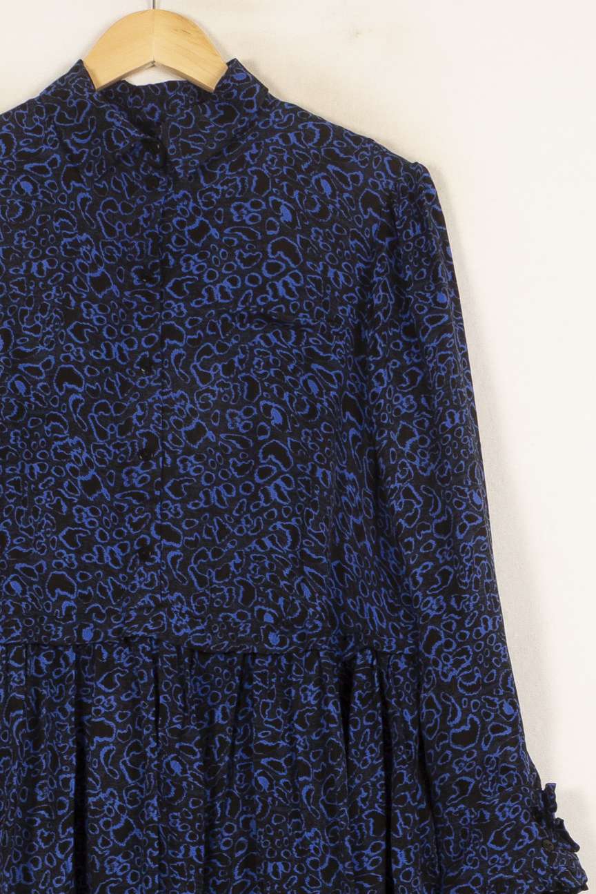 Robe Courte Bleue et Noire - Taille S/36 de la marque Bérénice | PARAD61068 - Vendu par Paradigme - Image 2