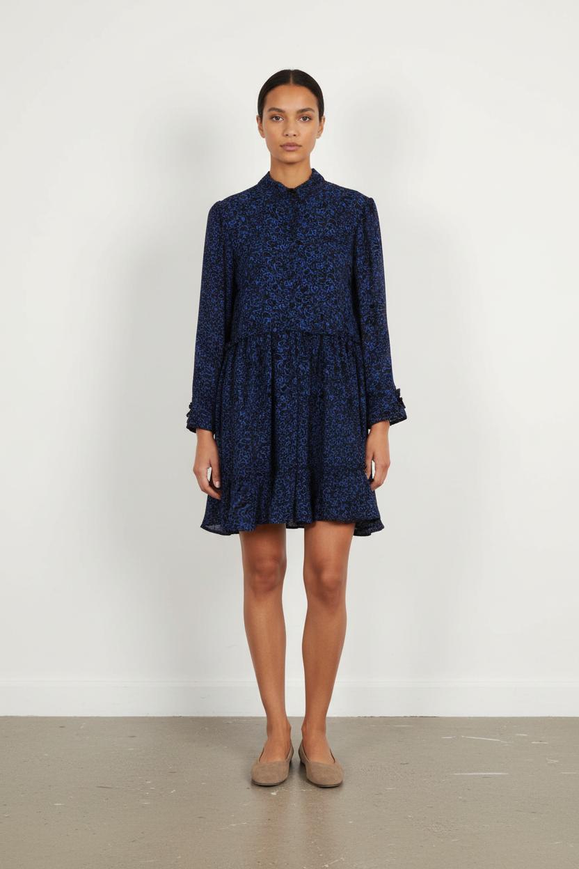 Robe Courte Bleue et Noire - Taille S/36