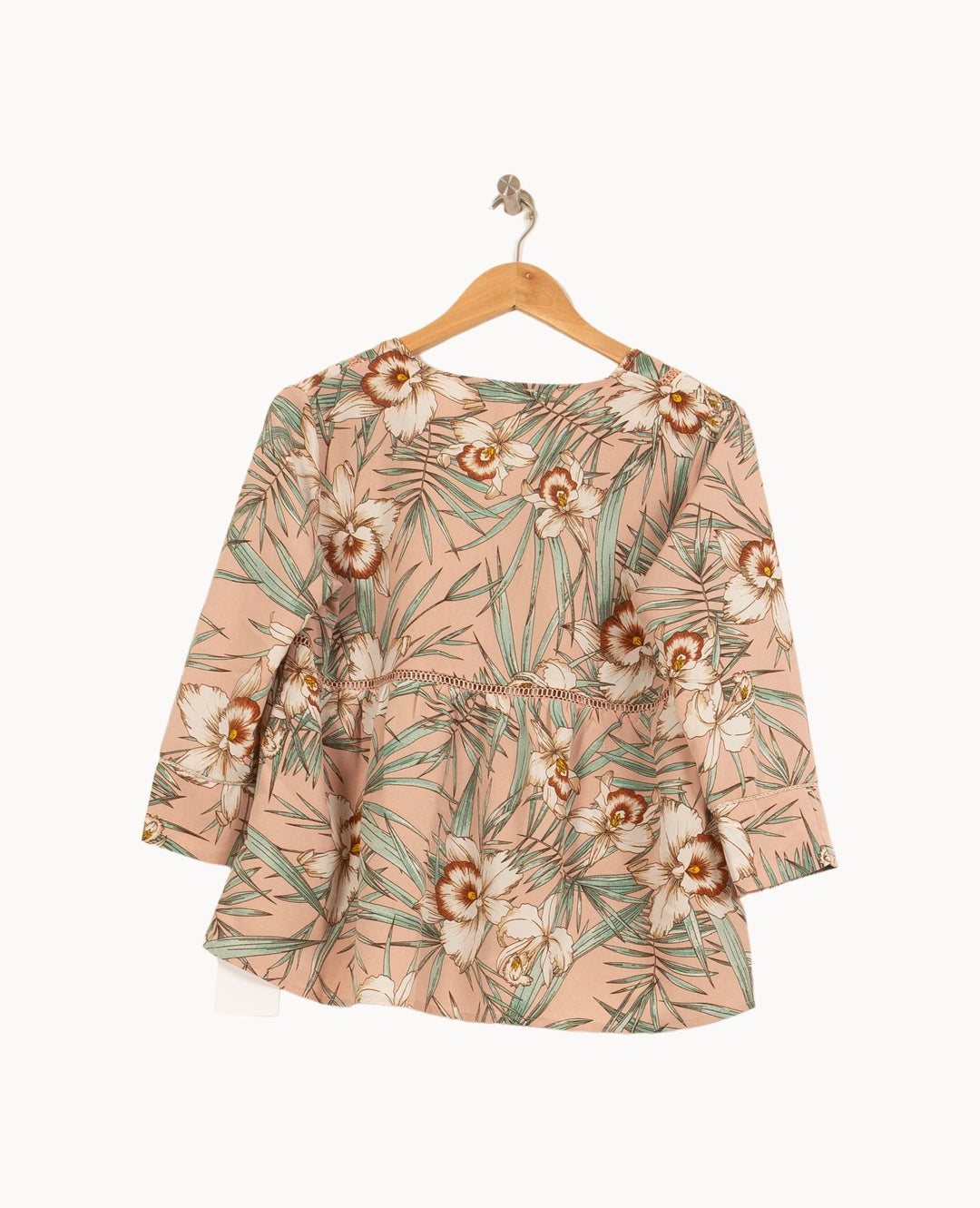 Blouse Rose et Verte - Taille M/38 de la marque Grace & Mila | PARAD61070 - Vendu par Paradigme - Image 4