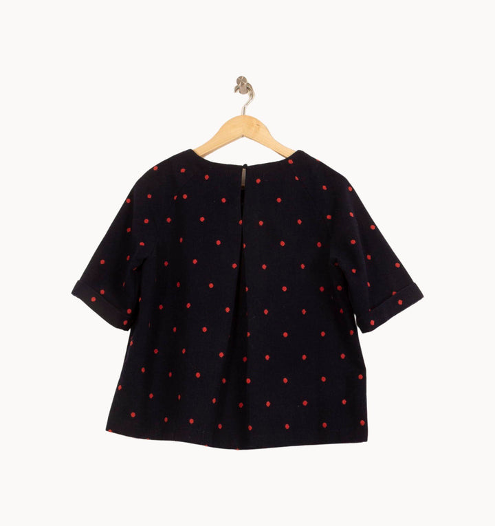 Blouse Bleue et Rouge - Taille M/38 de la marque FRNCH | PARAD61071 - Vendu par Paradigme - Image 4