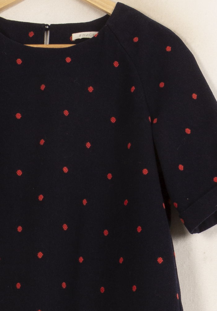 Blouse Bleue et Rouge - Taille M/38 de la marque FRNCH | PARAD61071 - Vendu par Paradigme - Image 3