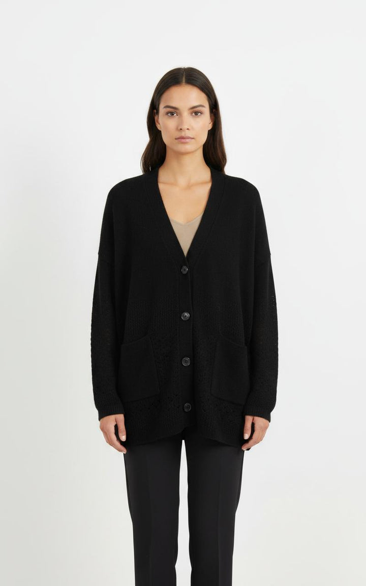 Cardigan Noir - Taille L/40