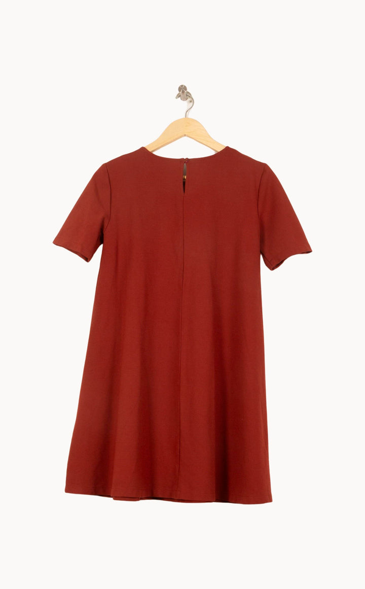Robe Bordeaux - Taille S/36 de la marque La Fée Maraboutée | PARAD61089 - Vendu par Paradigme - Image 4