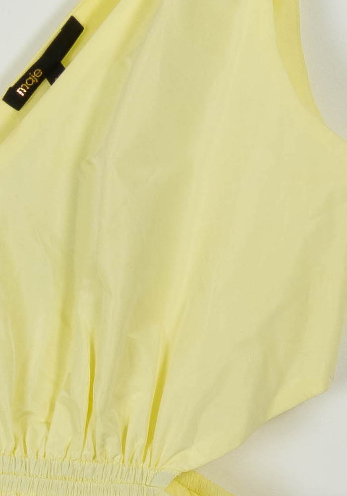 Robe Longue Jaune - Taille XL/42 de la marque Maje | PARAD61094 - Vendu par Paradigme - Image 3