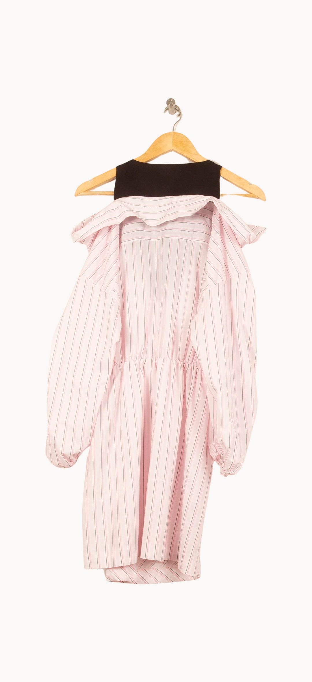 Robe Courte Rose à Rayures - Taille L/40 de la marque Maje | PARAD61095 - Vendu par Paradigme - Image 4