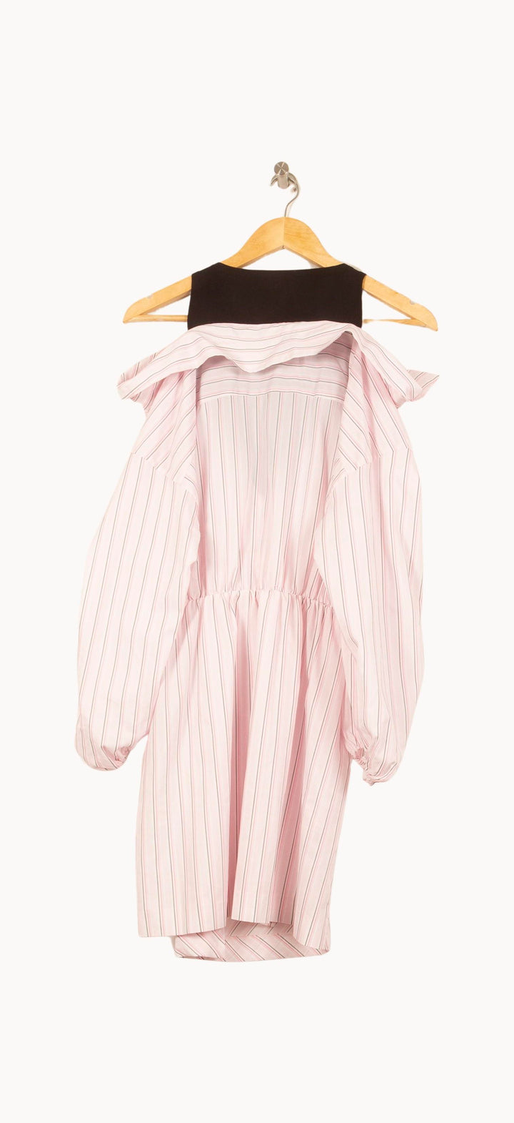Robe Courte Rose à Rayures - Taille L/40 de la marque Maje | PARAD61095 - Vendu par Paradigme - Image 4