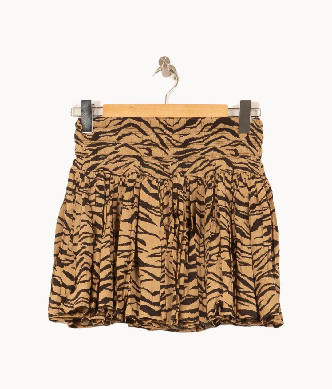 Jupe Courte Beige et Noire - Taille XS/34 de la marque Zadig&Voltaire | PARAD61100 - Vendu par Paradigme - Image 2