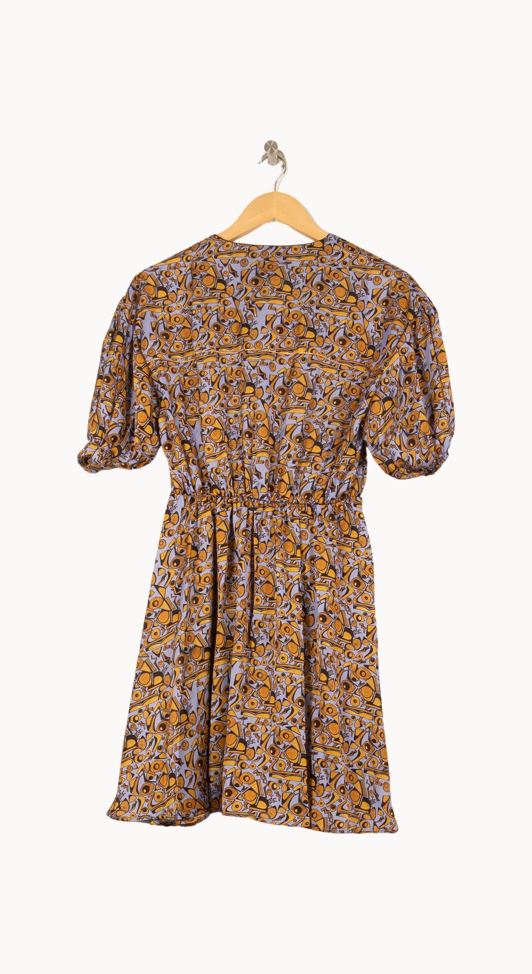 Robe Courte Jaune et Violette - Taille XS/34 de la marque Heimstone | PARAD61101 - Vendu par Paradigme - Image 4