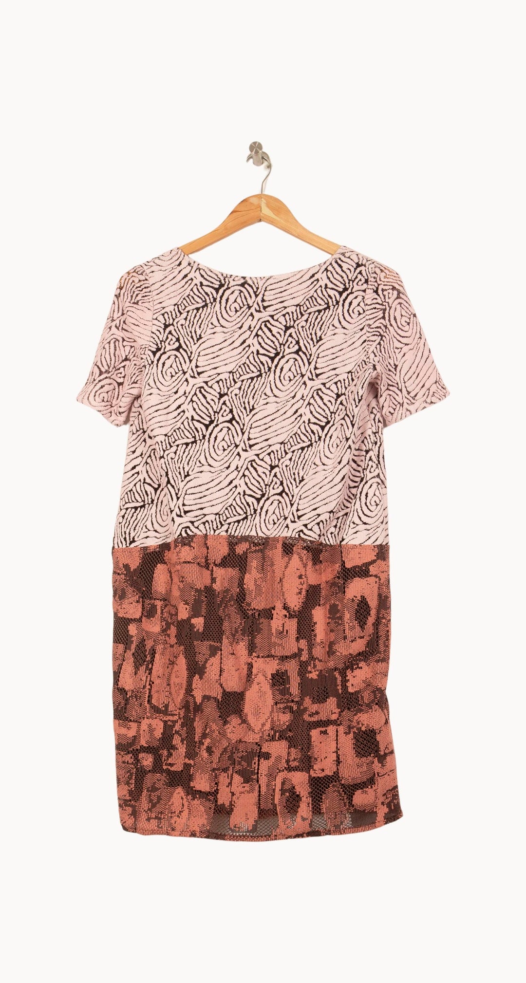 Robe Midi Rose et Noire - Taille S/36 de la marque Heimstone | PARAD61106 - Vendu par Paradigme - Image 4