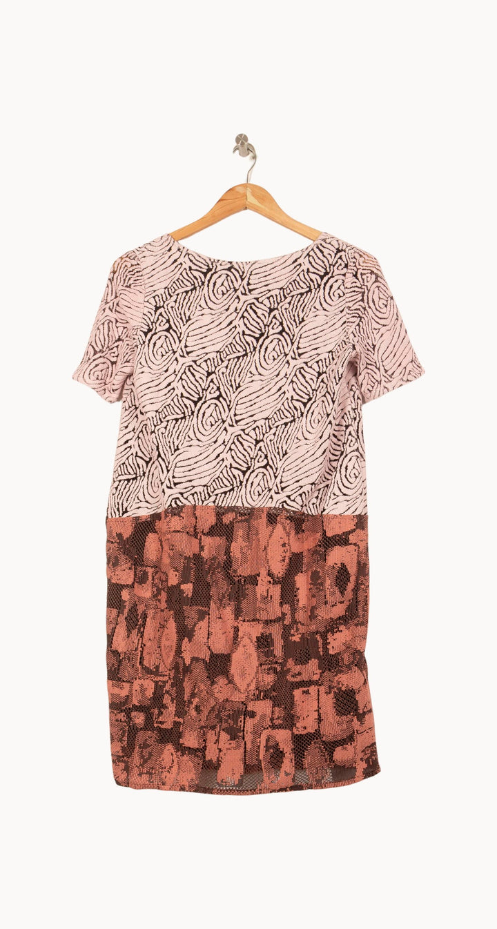 Robe Midi Rose et Noire - Taille S/36 de la marque Heimstone | PARAD61106 - Vendu par Paradigme - Image 4
