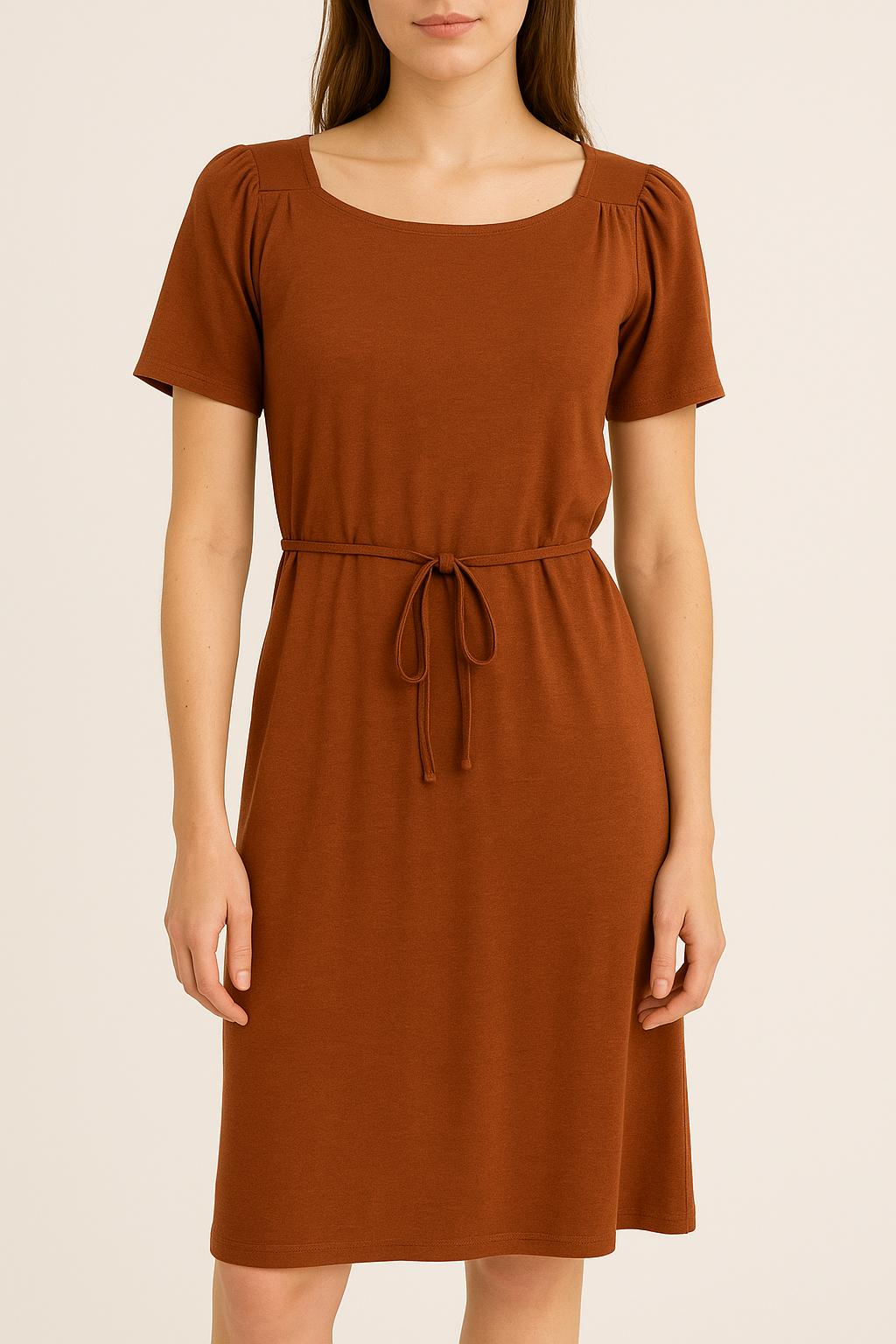 Robe Midi Marron - Taille XS/34 de la marque Vanessa Bruno | PARAD61107 - Vendu par Paradigme - Image 1