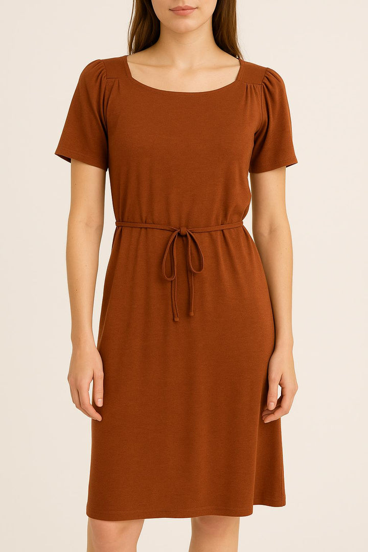 Robe Midi Marron - Taille XS/34 de la marque Vanessa Bruno | PARAD61107 - Vendu par Paradigme - Image 1