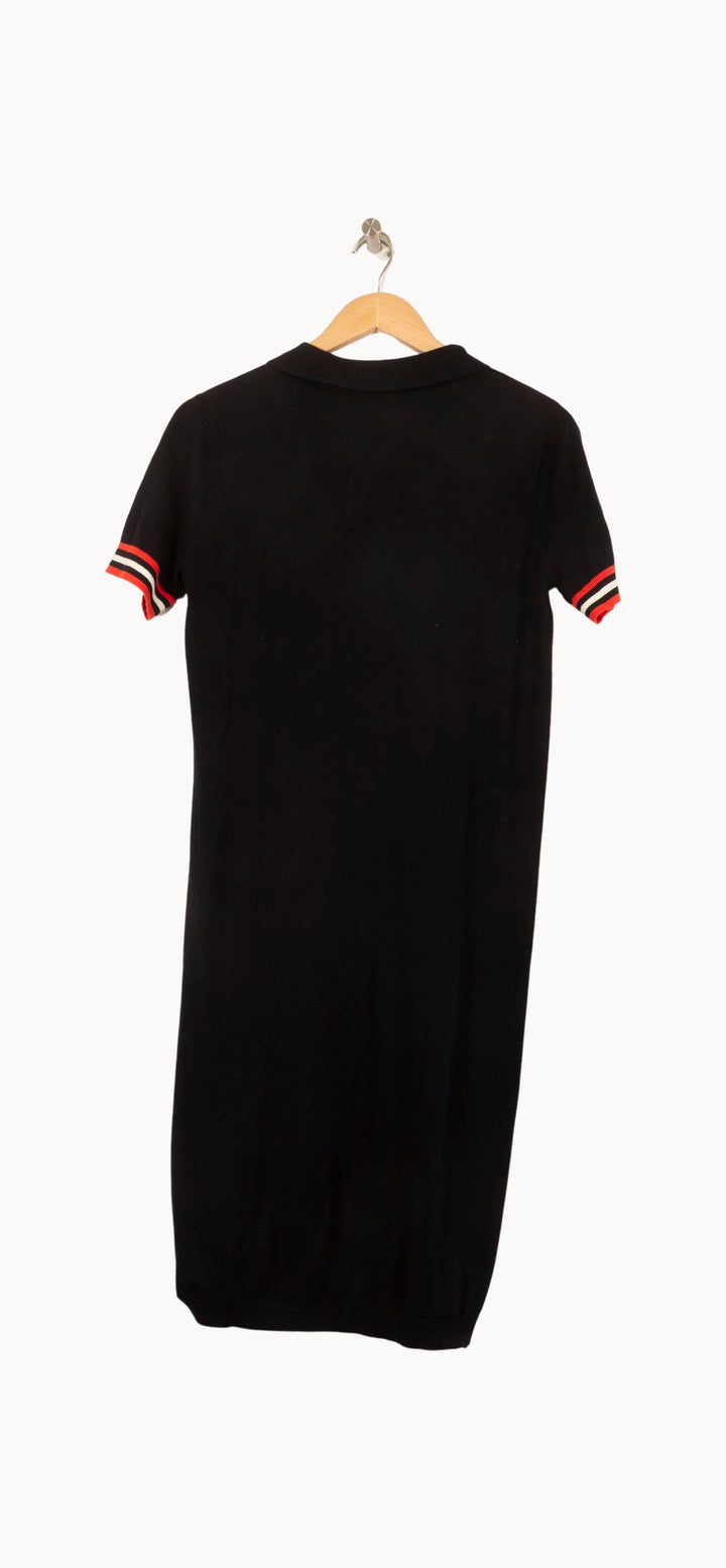 Robe noire et rouge - Taille M/38 de la marque Ines de la Fressange Paris | PARAD61110 - Vendu par Paradigme - Image 4