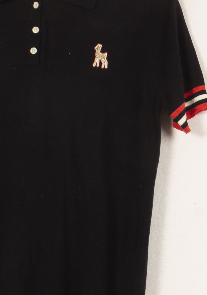 Robe noire et rouge - Taille M/38 de la marque Ines de la Fressange Paris | PARAD61110 - Vendu par Paradigme - Image 3