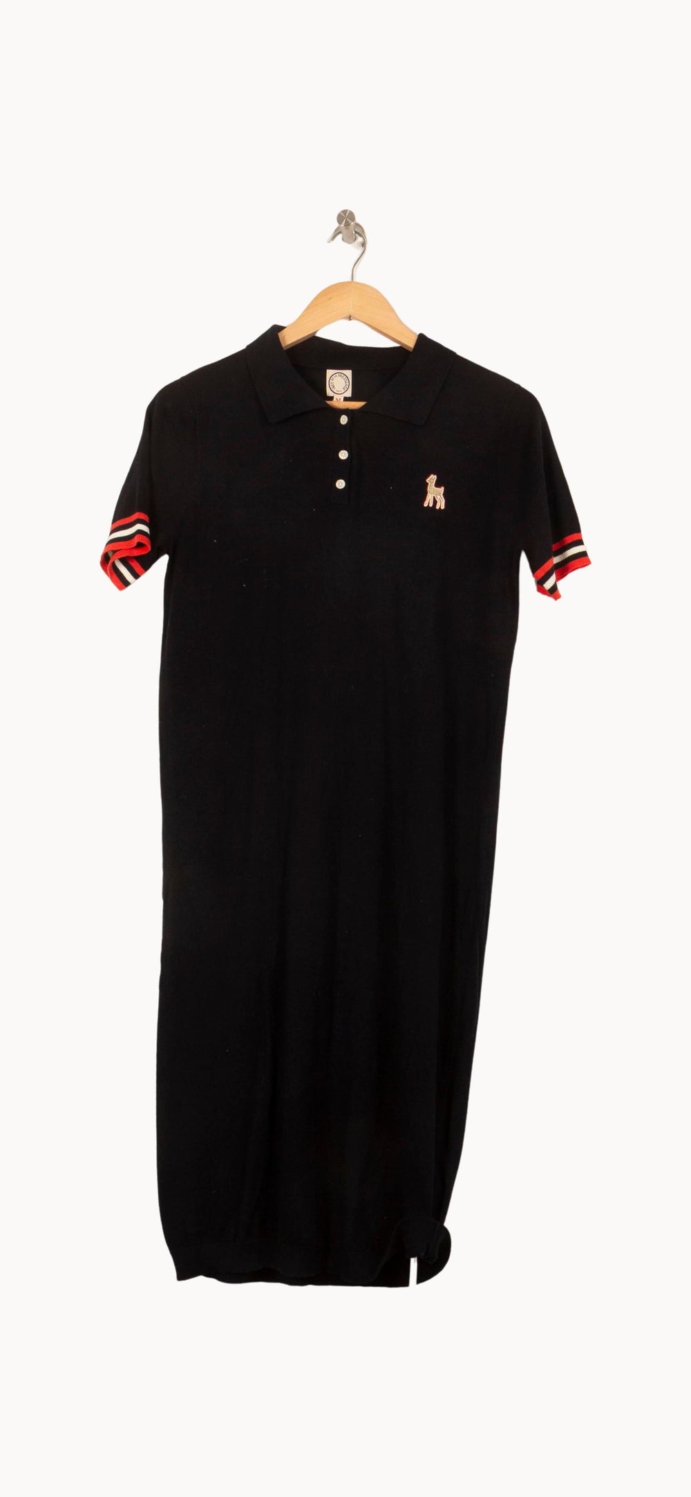Robe noire et rouge - Taille M/38 de la marque Ines de la Fressange Paris | PARAD61110 - Vendu par Paradigme - Image 2