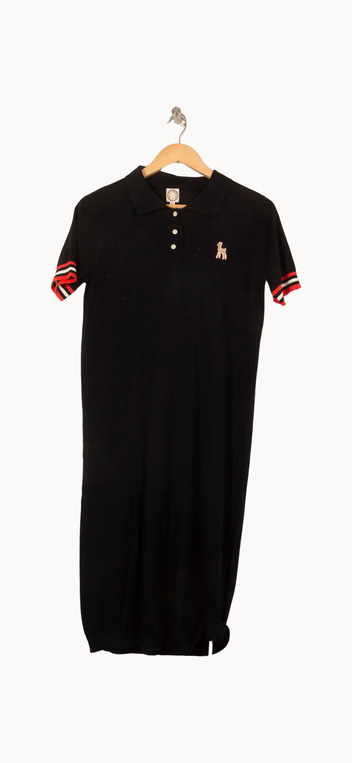Robe noire et rouge - Taille M/38 de la marque Ines de la Fressange Paris | PARAD61110 - Vendu par Paradigme - Image 2