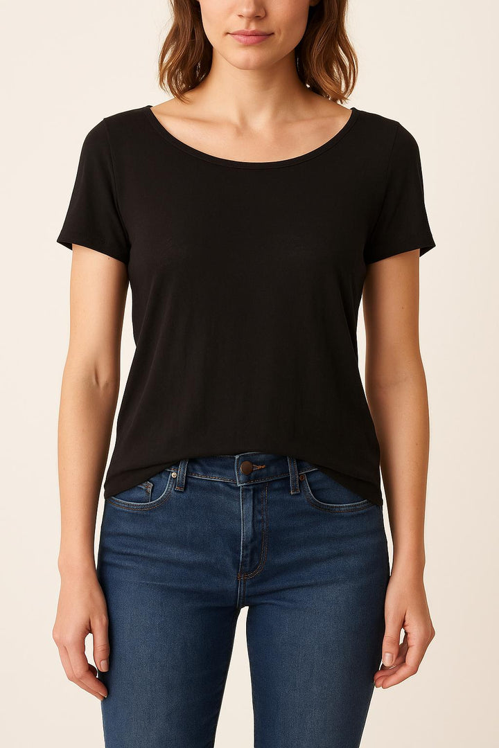Tee-shirt Noir - Taille XS/34 de la marque The Kooples | PARAD61112 - Vendu par Paradigme - Image 1