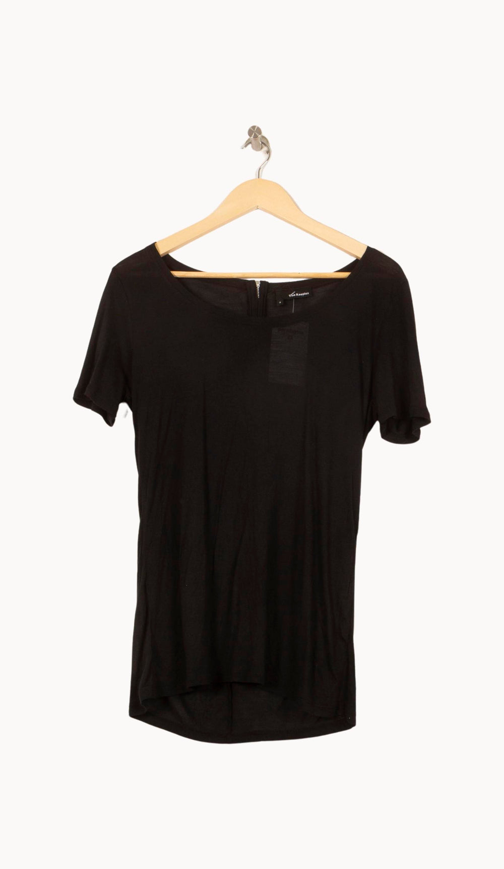 Tee-shirt Noir - Taille XS/34 de la marque The Kooples | PARAD61112 - Vendu par Paradigme - Image 2