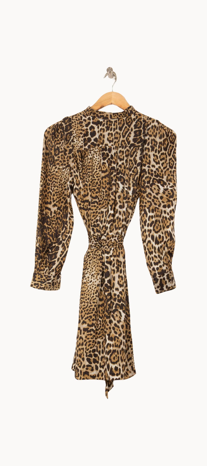 Jupe Courte Léopard Beige et Noir - Taille XS/34 de la marque Zadig&Voltaire | PARAD61113 - Vendu par Paradigme - Image 4
