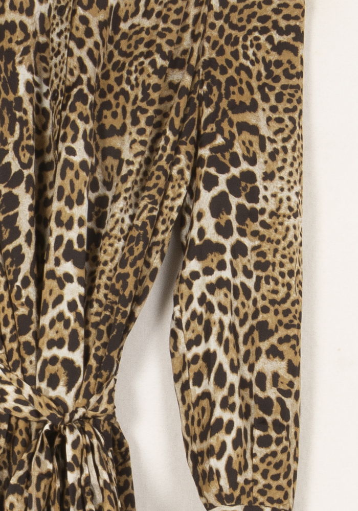 Jupe Courte Léopard Beige et Noir - Taille XS/34 de la marque Zadig&Voltaire | PARAD61113 - Vendu par Paradigme - Image 3