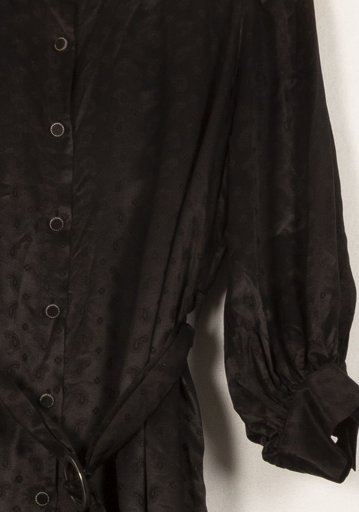 Robe Midi Noire - Taille S/36 de la marque The Kooples | PARAD61117 - Vendu par Paradigme - Image 3