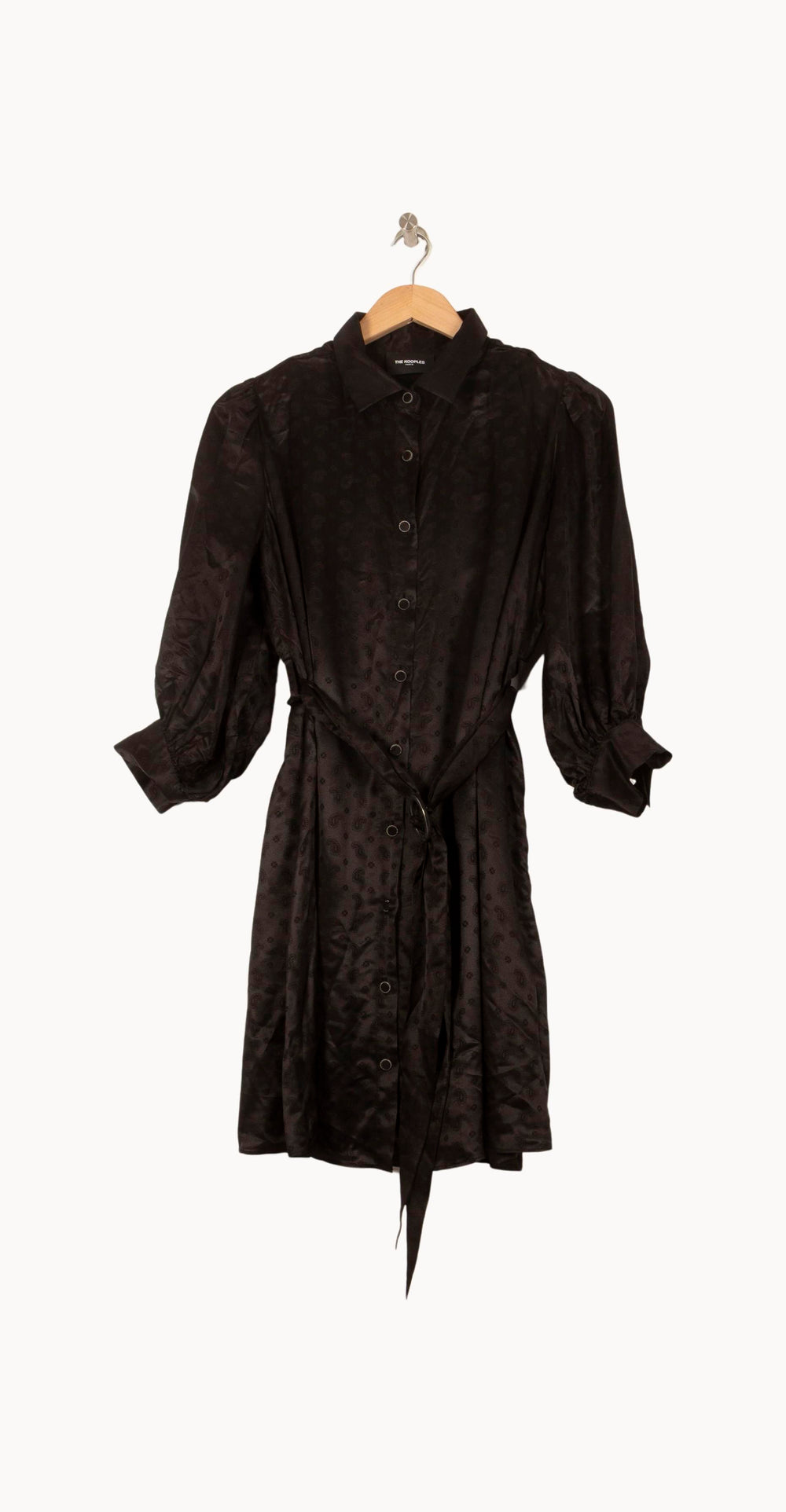 Robe Midi Noire - Taille S/36 de la marque The Kooples | PARAD61117 - Vendu par Paradigme - Image 2