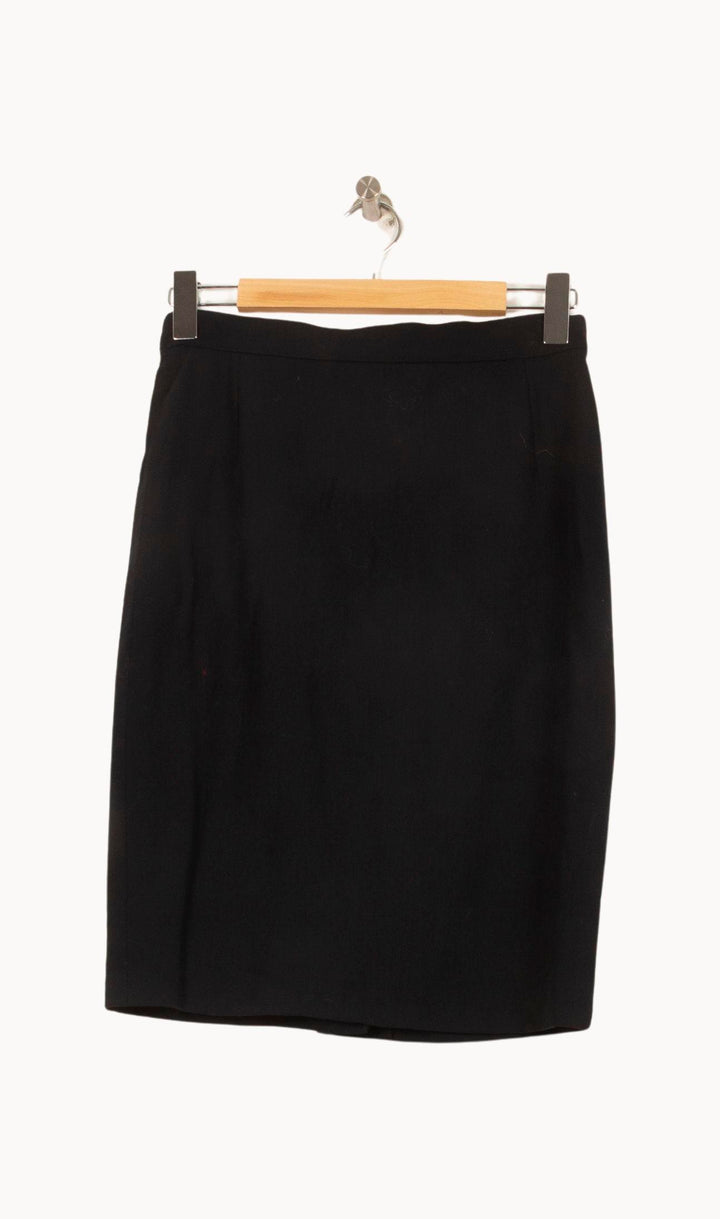Jupe Longue Noire - Taille S/36 de la marque Max Mara | PARAD61119 - Vendu par Paradigme - Image 4