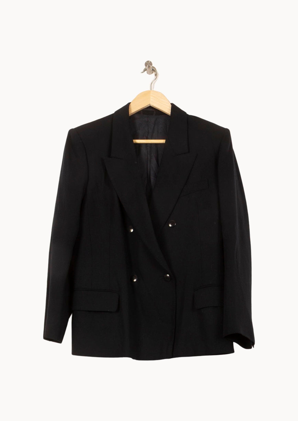 Veste Noire - Taille M/38 de la marque Max Mara | PARAD61120 - Vendu par Paradigme - Image 2