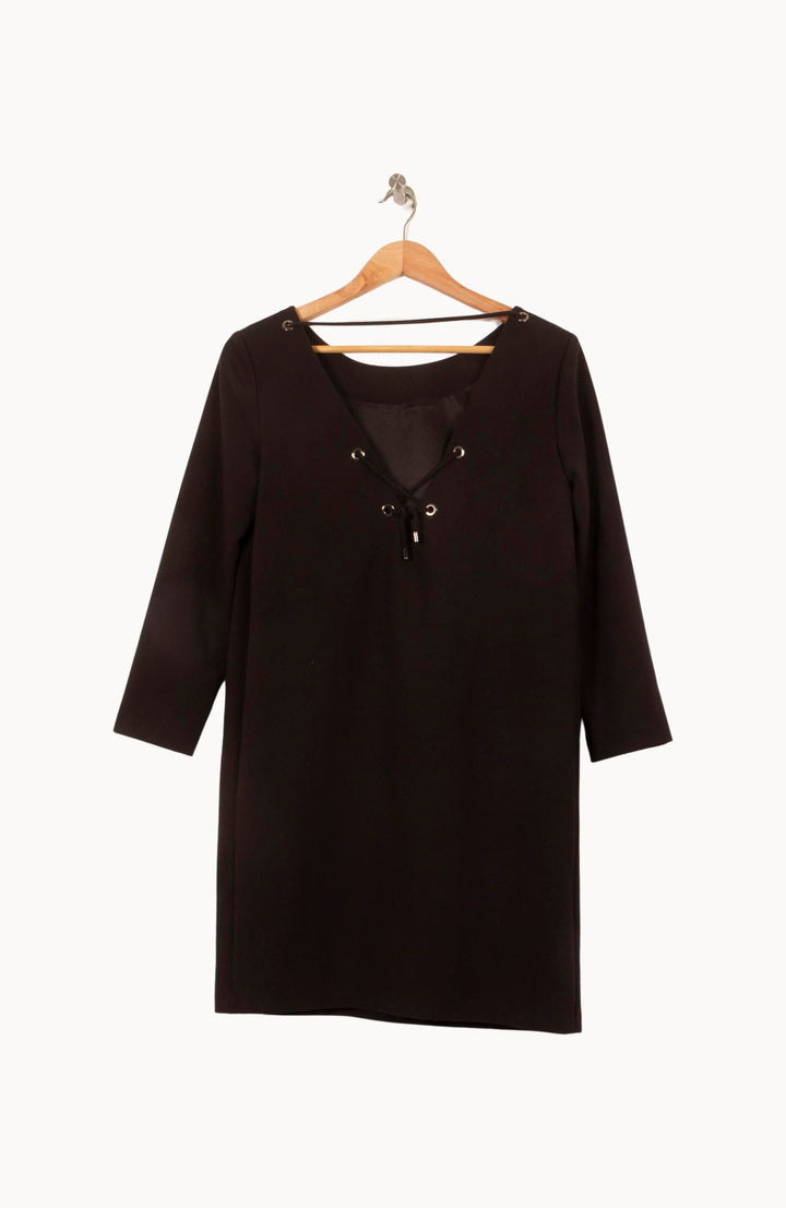 Robe Midi Noire - Taille S/36 de la marque ba&sh | PARAD61121 - Vendu par Paradigme - Image 4